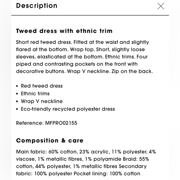 Maje Renetia Tweed Mini Dress - Picture 11 of 11